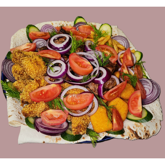 Ляган с шашлыком